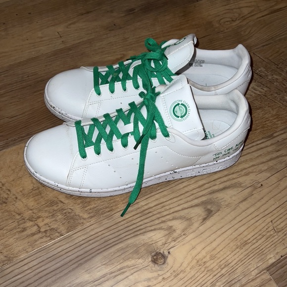 Adidas: Stan Smith Primegreen Sustainable Vegan Sneakers - Picture 3 of 11